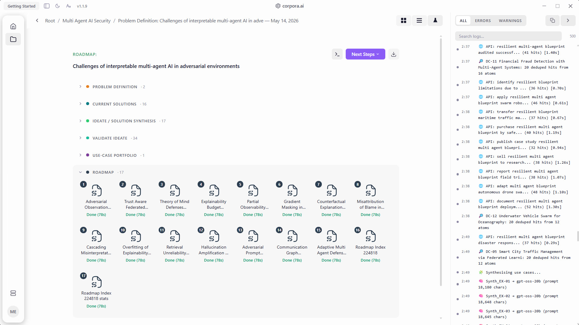 Roadmap running